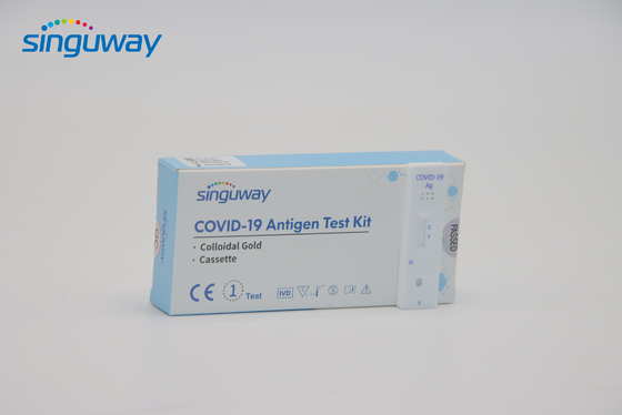 Hoge HIV van de de Zwabberknokkelkoorts NS1 van Art Self Test Kit Nasal van het Gevoeligheidsantigeen Snelle Testuitrusting