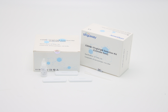 De Testuitrusting 98,3% van het Immunochromatographic Zelf Snelle Antilichaam Accurancy-Ziekteuitrusting