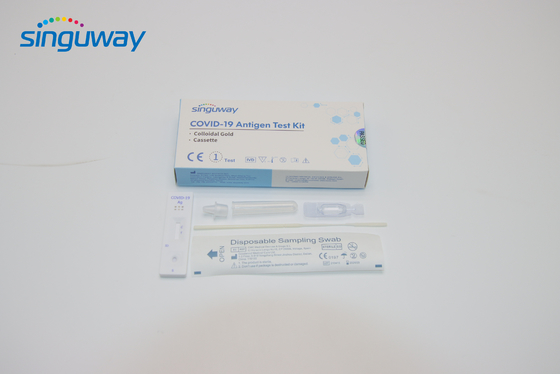 Beschikbaar Colloïdaal Gouden Antigeen Zelf Testend Kit Cassette High Sensitivity