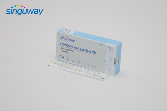 Het geschikte Plastic Snelle Goud van Kit Cassette Diagnostic Kit Colloidal van de Antigeenautoverificatie
