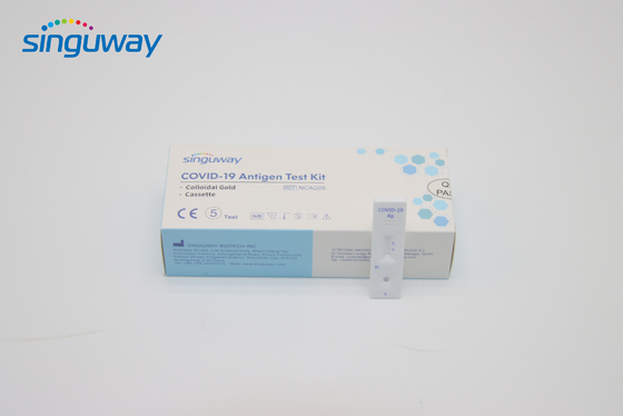 Van het het Speekselantigeen van de precisieneus de Neuscassette van de Testkit colloidal gold hepatitis B Snelle