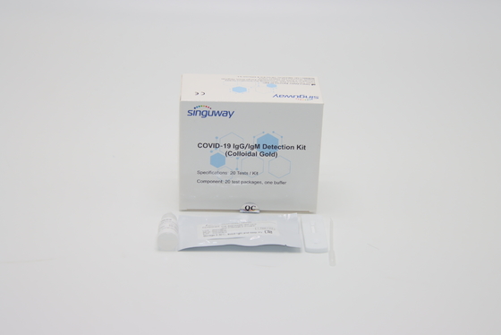 Van de het Antilichamenautoverificatie van het huis de Snelle Laboratorium Uitrusting ISO9001 van Kit Nasal Art Swab Test
