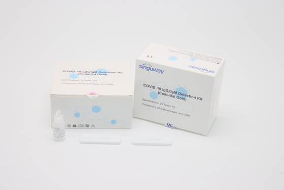 Één Stap 15 Minuten Cassette ISO9001 van Kit europa goedgekeurd Igm Test van de Antilichamen de Snelle Test