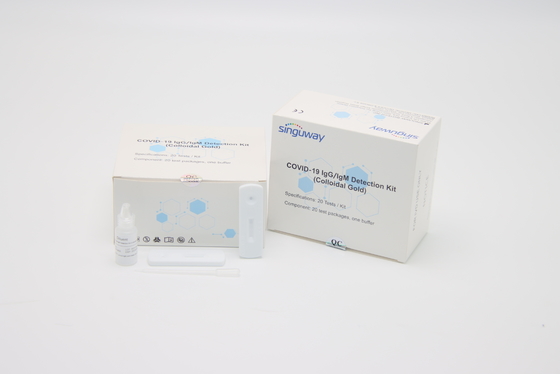 Van de het Antilichamentest van IgM IgG van het hoge Precisiebloed de Snelle Cassette van Kit Hepatitis B