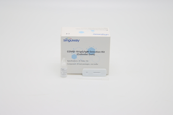 H Pylori Snelle van de het Huistest van Kit Whole Blood Hepatitis B van de Antilichamentest Uitrusting 20 Tests
