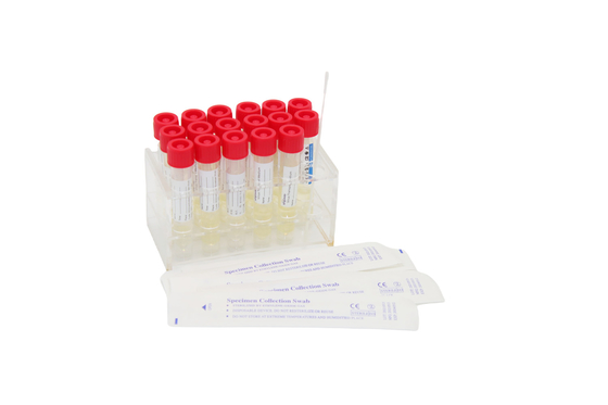 Nasopharyngeal Beschikbare het Virusbemonstering Kit Specimen Verzameling Buis 3mL van de Celzwabber