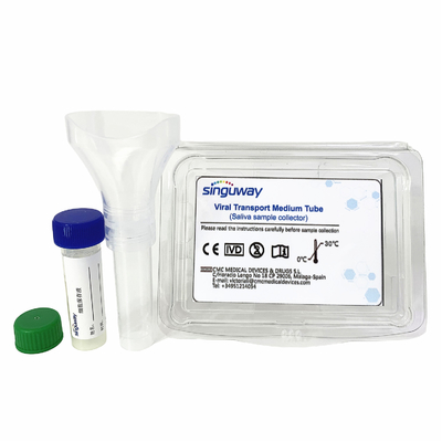 5/10mL van de de Bemonsteringsuitrusting van het buis de Beschikbare Virus van het RNAspeeksel van DNA Inzameling Kit For Diagnosis