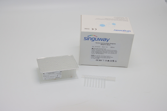 Nucleic Zuurextractie Kit Magnetic Bead Method ISO13485 van 48 Steekproeven virale DNA