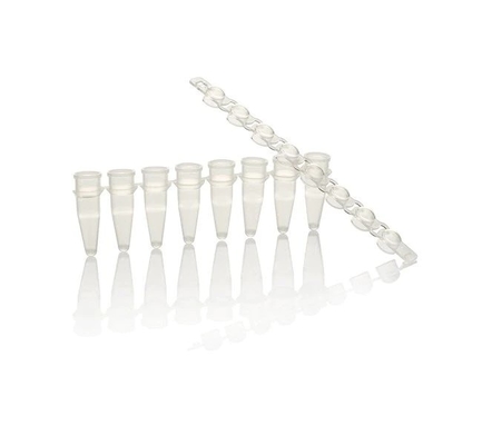 8 Unie Micro- van Strook pcr-PT Pijppcr de Toebehoren verdunnen - ommuurde PCR Buizen 0,2 Ml
